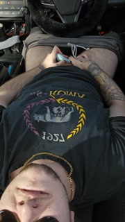 New Trans Man Male Moaning ASMR (Car Cum)