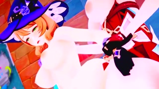 Alice and Lisa go Hot and Horny Futa MILF - Genshin Impact
