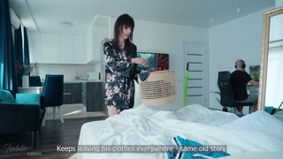 Slutty Stepmom-Facesitting lessons.Stepson,hands off that fake Pussy