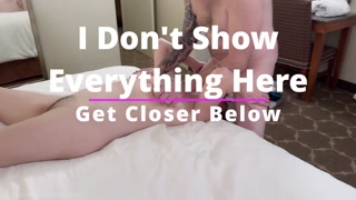 Cougar Stef gets a creampie from a random hookup in a hotel room while hubby is at the pool