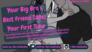 [M4F] Your Big Brother's Best Friend Takes Your First | ASMR Spicy Roleplay
