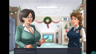 Hot sexy girl with sex in the locker | Sommertime saga gameplay