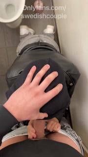 Girl gets fucked in public school bathroom