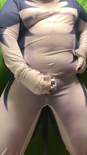 japanese chubby masturbating in a suit.