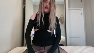 JOI: Verbal Tranny Strokes Monster Cock