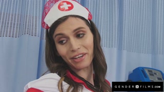 àHot Trans Nurse Relieves Patients Stress wt Her Cock - Korra Del Rio - GenderXFilms