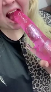 sucking my dildo leads to pussy fun