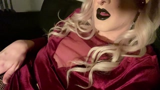 Vampy Annika Seductive Fireside Chat