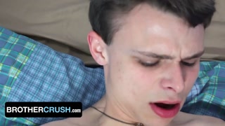 BrotherCrush - Horny Stud Tricks And Hardcore Fucks His Innocent Stepbrother's Asshole POV Style