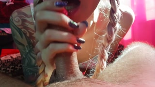 Sissy Blowjob and Facial (Red Sunset, Part 1)