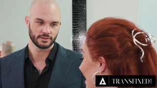 TRANSFIXED - Redhead Fashionista Ariel Demure Wanna Taste &amp; Feel Hung Designer's Huge Dick