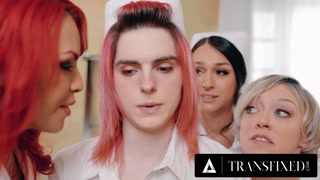 TRANSFIXED - PHYSICAL EXAM ORGY! With Doctor Dee Williams, TS Foxxy, Khloe Kay, &amp; Jean Hollywood