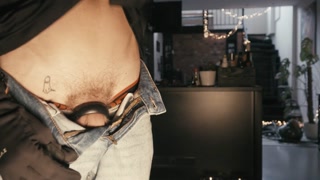 Pissing in a fake ass, ass fucking, masturbation, gay pissing