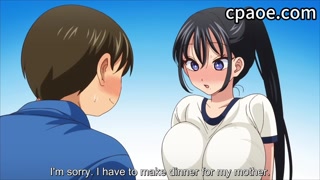 The busty mother of my female classmate was having sex in front of me.