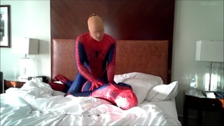 spiderman humped by stocking faced spiderman