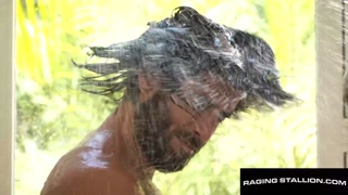 RAGING STALLION - Vacation Dick Down - Massive Latino Cock Conquers Hairy Hole