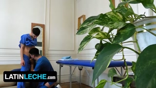 Latin Leche - Cute Twink Assistant Cesar Rose Takes Care Of Horny Latino Doctor In Uniform Ferfroma