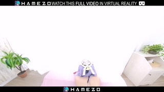 Sexy Japanese girl Cocona Himekawa pleases her boyfriend,in VR.