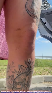 Truckers Got a Surprise — Naughty Girl Moaning by the Road